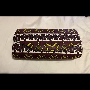 African Print Clutch Purse